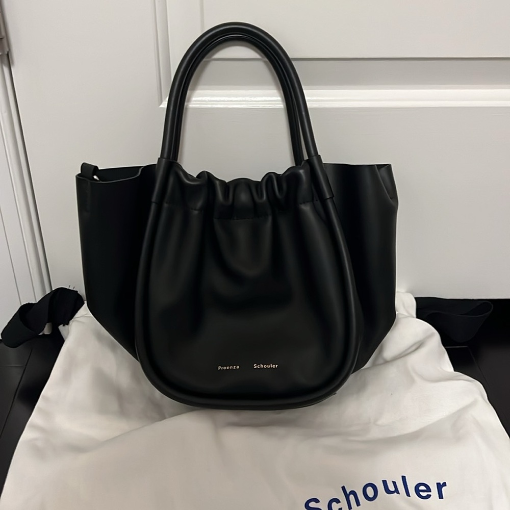 Proenza Schouler Small Ruched Tote Black